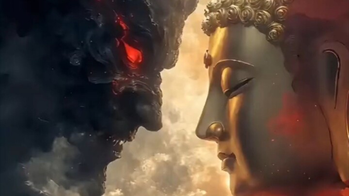 🇨🇳 中文：一念之间，佛魔皆自心 🇬🇧 English：One thought becomes Buddha, one thought becomes demon.
