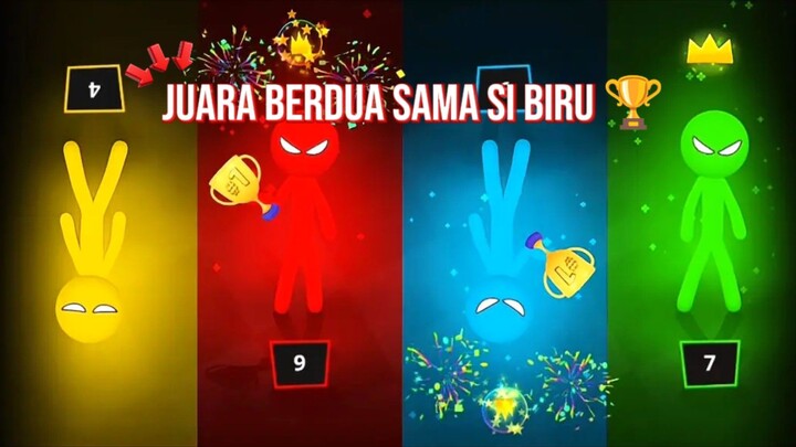 juara 1 berdua karna skor gw sama si biru sama coy🏆🎮🔥