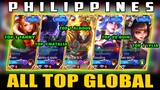 PHILIPPINES ALL TOP GLOBAL in ONE TEAM! ~ MOBILE LEGENDS