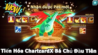 Tiến Hóa Charizard X Bá Chủ Đầu Tiên: Tuyệt Chiêu Mới KN Gen Cực Mạnh - Tăng Mạnh Lực Chiến