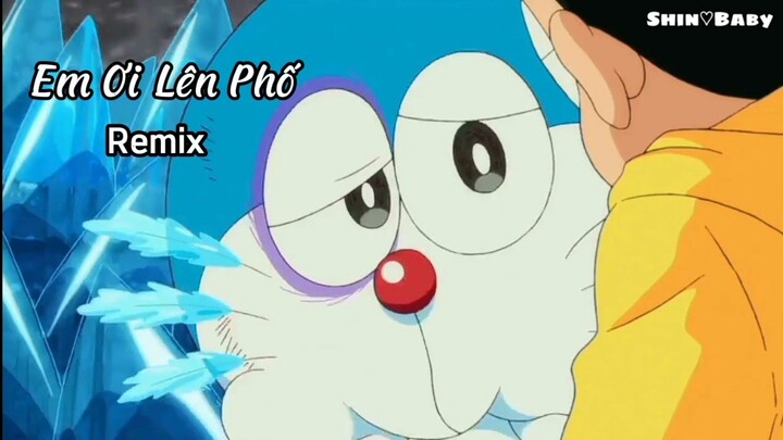 EM ƠI LÊN PHỐ REMIX - MINH VƯƠNG M4U X HƯƠNG LY COVER | PHIÊN BẢN DORAEMON ÂM NHẠC HAY NHẤT