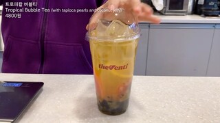 Cafe Vlog | Tropical Bubble Tea #cafevlog