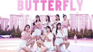 【宇宙少女WJSN】BUTTERFLY韩国街头翻跳宇少舞蹈路演女团舞