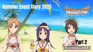 Sword Art Online Integral Factor: Summer Event Story 2025 Part 2