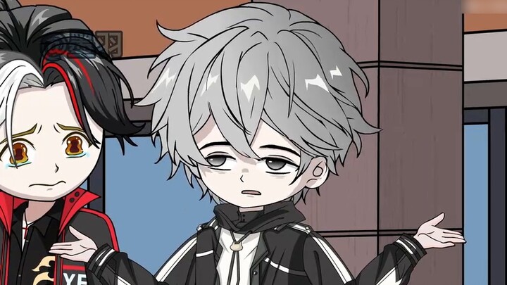 "Black Knife Ink Feather" During the meal, the little black knife kept shaking