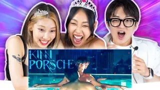 Koreans react to KINNPORSCHE Trailer (Thai BL drama) ðŸŒˆ | PEACH