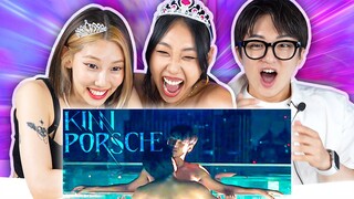 Koreans react to KINNPORSCHE Trailer (Thai BL drama) 🌈 | PEACH