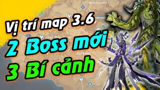 Vị trí 2 Boss mới và 3 Bí cảnh Sa mạc Sumeru 3.6 | Genshin Impact 3.6