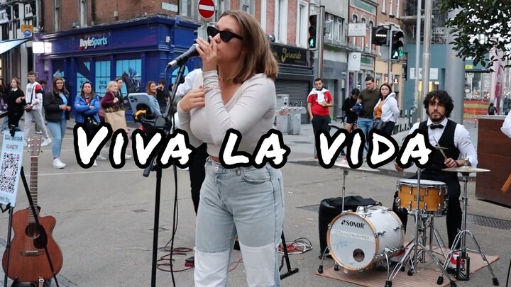 [Allie Sherlock] Hát "Viva la vida" trên đường phố Ireland