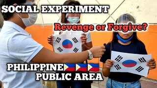 SOCIAL EXPERIMENT IN PHILIPPINES PUBLIC AREA ABOUT THE KOREA VS PHILIPPINES ISSUE