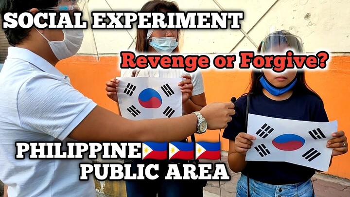 SOCIAL EXPERIMENT IN PHILIPPINES PUBLIC AREA ABOUT THE KOREA VS PHILIPPINES ISSUE