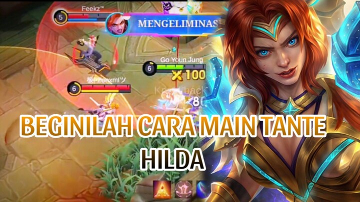 BEGINILAH CARA MAIN TANTE HILDA