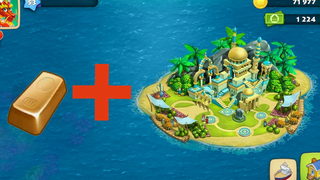 เกม Township ส่ง 4 แท่งทองแดงให้กับ FRUTUS ISLE