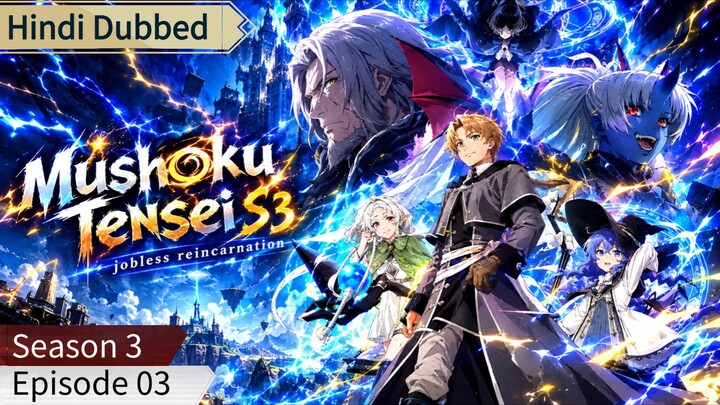 [S3 E03]Mushoku Tensei s3 ep03 official hindi dubbed