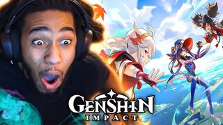 BRO I'M LOSING IT THIS IS GODLY!!! | Genshin Impact 2.8 Trailer Reaction & Sumeru Trailer Reaction!!