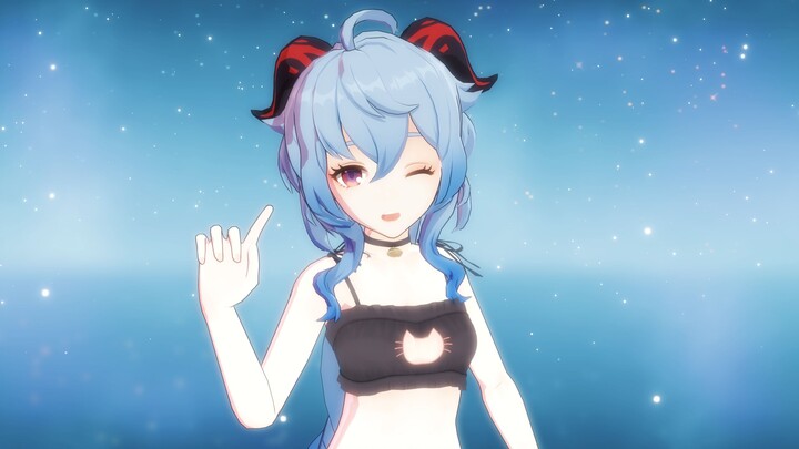 [4K/ Genshin Impact MMD] Swimsuit Ganyu xSay so