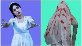 Girl Diy! 7 Halloween Makeup Pranks   Horror Movies Makeup   Diy Halloween Makeup And Costume Ideas