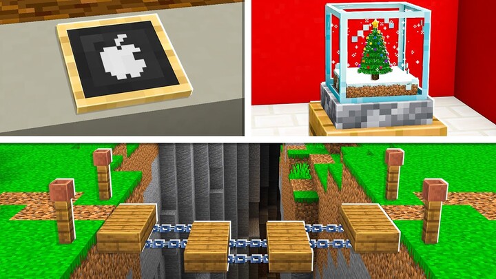 5 Things You Didn't Know You Could Build in Minecraft! (NO MODS!)