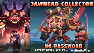 Jawhead Collector Skin Script No Password | Full Sound & HD Effects w/ Sharebackground | MLBB