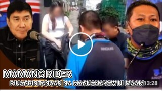 PASAHERO PINAGBINTANGAN NA MAGNANAKAW ANG RIDER