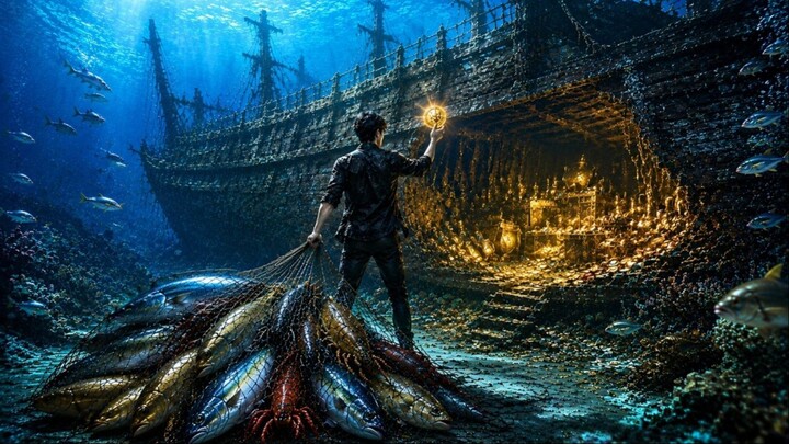 Gembel temu koin Dewa Laut! Dpt tuna & sarang burung, CEO bawa 1T minta nikah!