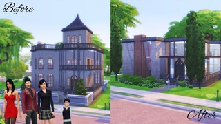 Goth Family House Modern Renovation - Exterior (NO CC) - TS4 [SPEED BUILD]