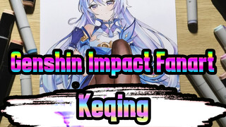 Master Keqing, Don't... | Hand-drawn / Genshin Impact