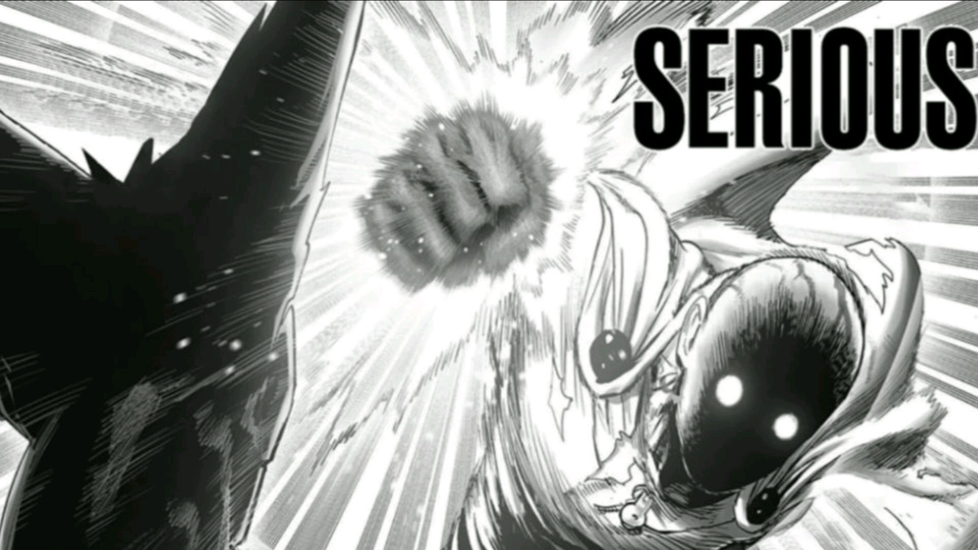 Saitama vs Garou Manga Panel Chapter 162  One punch man manga, One punch  man, One punch man anime