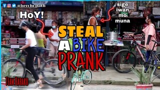 MANGDEKWAT ng BIKE PUBLIC PRANK! ( ORIGINAL PRANK) FT. @Denise Isabel