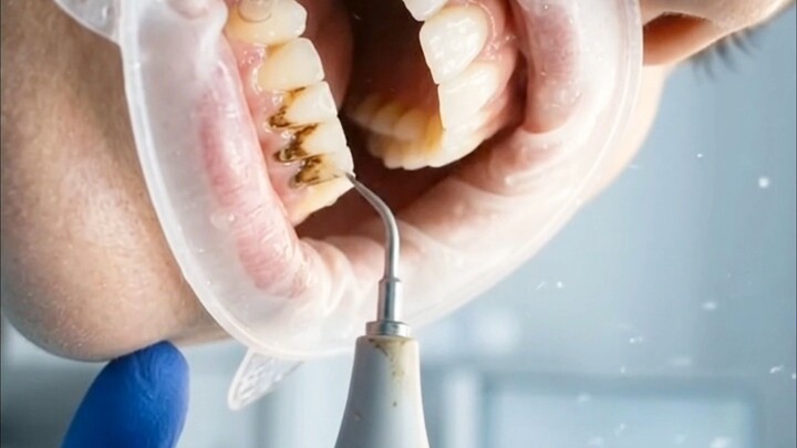 teeth cleaning😮