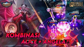 ALICE REVAMP DI KOMBINASI ANGELA? BROKEN PARAH! || HIGHLIGHT ALICE - MLBB
