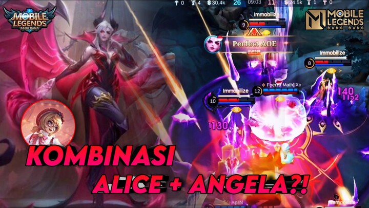 ALICE REVAMP DI KOMBINASI ANGELA? BROKEN PARAH! || HIGHLIGHT ALICE - MLBB