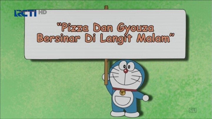 Doraemon - Tidak Bisa Berhenti Mendengarkan Nyanyian Gian | Pizza dan Gyouza Bersinar Dilangit Malam