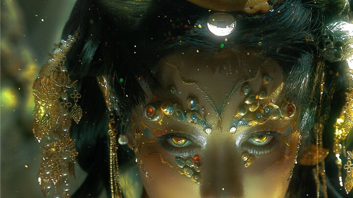 "When the auspicious time comes, the golden toad holds the coin, and the wealth is given away!"