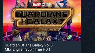 Guardian Of The Galaxy Vol. 3 ( HD ) - Not Cinema Copy | English Sub | PUBLIC TG