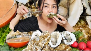 กินหอยนางรมน้ำจิ้มรสเด็ดเผ็ดตายคืน คุยเรื่องผี😁😁