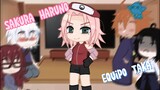 Equipo Taka reacciona a Sakura Haruno (Sasusaku) 🍅🌸