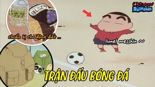 Luyện đá bóng & Giải đấu bóng đá & Có động đất | Shin Cậu Bé Bút Chì | Xóm Anime