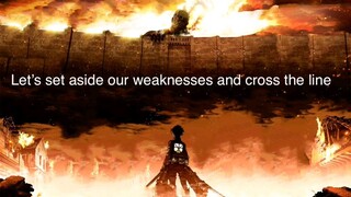 Attack on titan MV lyrics English Version