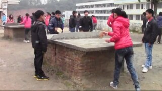 Real footage of the middle school recess in 2014. It turns out that 2014 was already 10 years ago.
