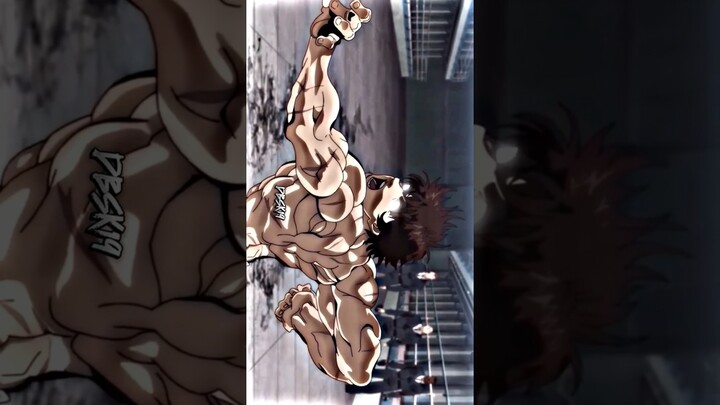 Baki is wild for doing this😂😂 baki insane edit #anime #animeedit #foryou #shortsfeed  #baki