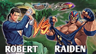 KING OF FIGTHERS MOBILE LEGENDS COLLAB| ROBERT V.S RAIDEN ( 4K Resolution)