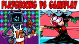 FNF Character Test | Gameplay VS Playground | Cartoon Cat | Hex | Robin | Mickey Mouse | Solazar