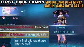FIRST PICK FANNY! MUSUH LANGSUNG MINTA AMPUN SAMA RATU CATUR GM IRENE KWKW!!