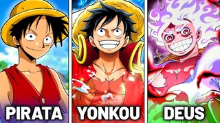 ENTENDA TODA A EVOLUÇÃO DE MONKEY D. LUFFY EM ONE PIECE