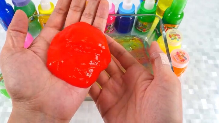 [Slime DIY] Ada banyak sekali yang tercampur jadi enak kalau dipegang!