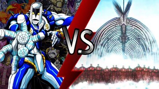 The Rumbling VS Every Stand in Jojo's Bizarre Adventure (ft. Metas)