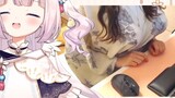 Japanese loli opens the camera to show the huge dragon and the audience is stunned