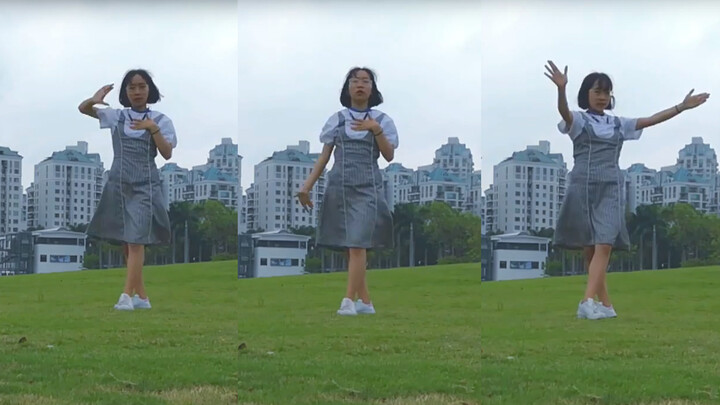 [Nhảy]Mặc đồng phục nữ sinh nhảy cover <Chu Mo Tian Kong>