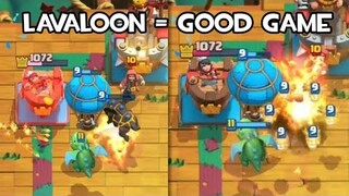 Playing LavaLoon in MidLadder be like - Clash Royale